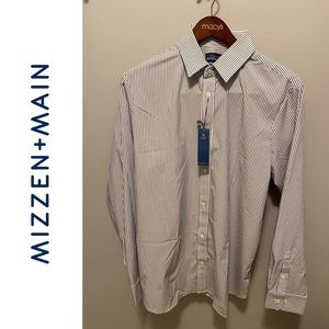 Men’s Mizzen+Main Dress Shirt X-Large Trim